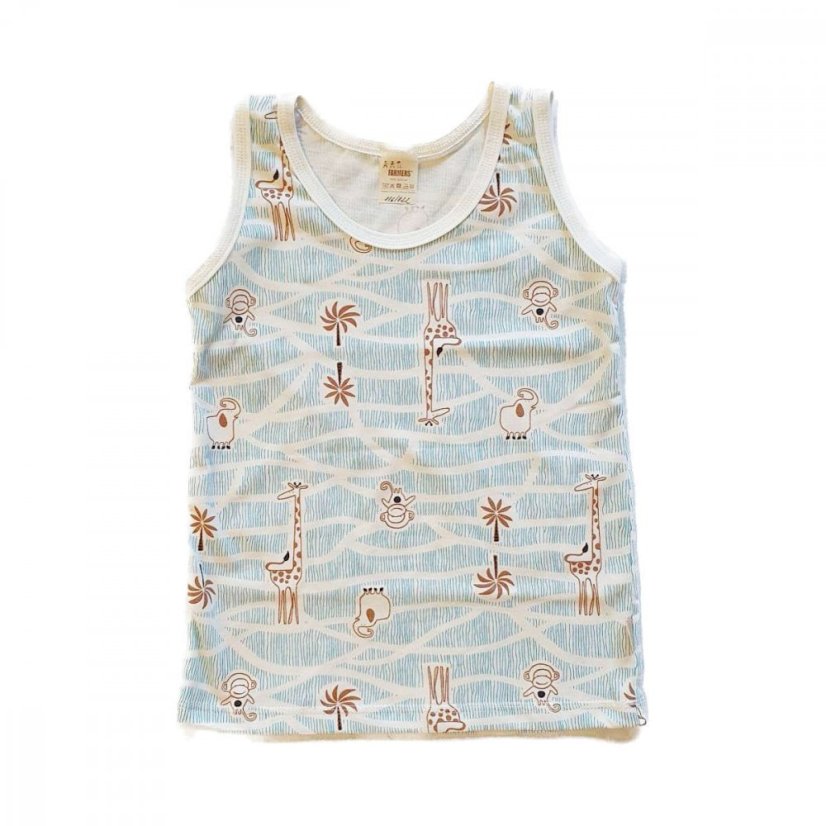 Dětský nátělník BIO, malé žirafky