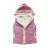 Detská softshellová vesta BARÁNEK PINK