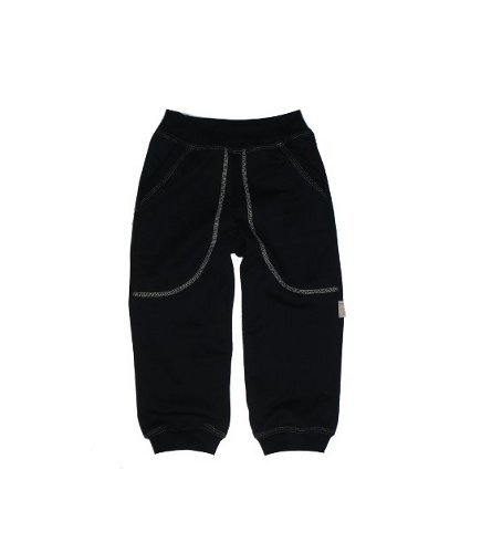 Dětské tepláky do manžety černé (Velikost 98)