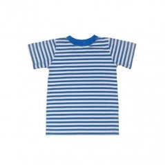 Dámské tričko krátký rukáv modrý námořník (Velikost XS dámské)