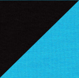 Modrý tyrkys - černá