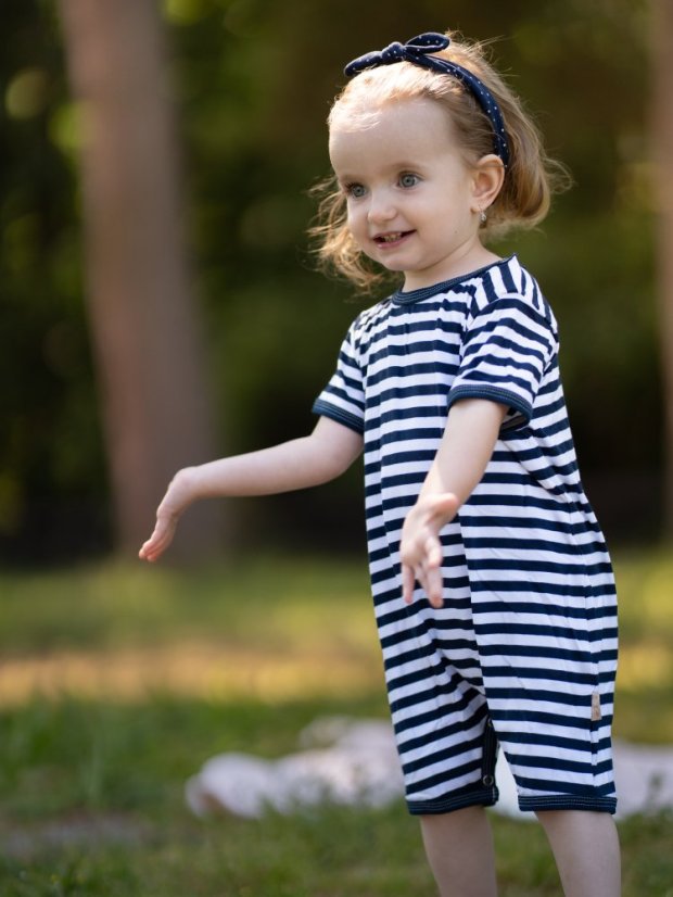 Dětský letní overal BAMBUS, námořník