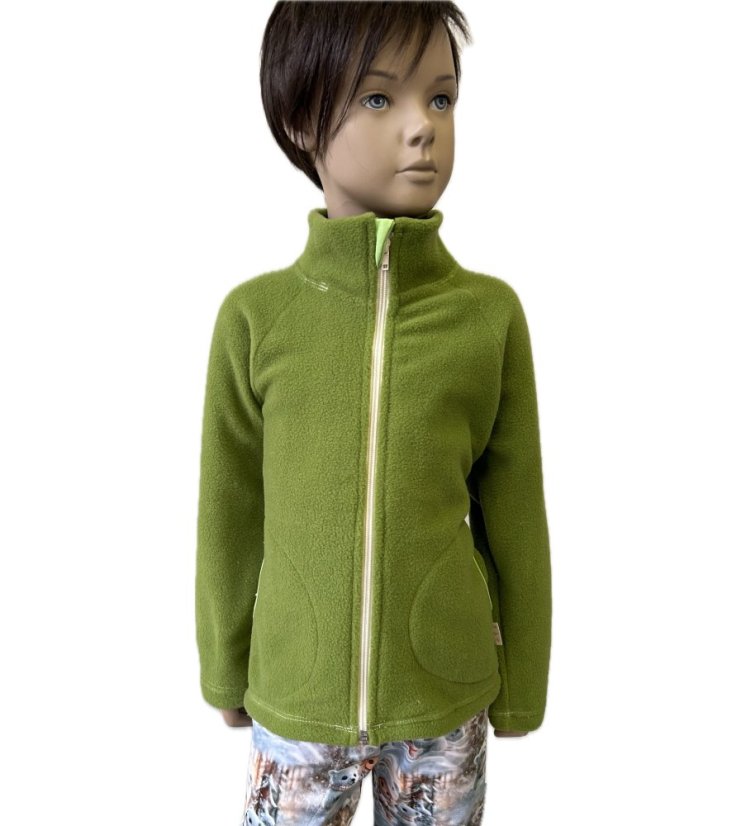 Detská mikina na zips Fleece Slim