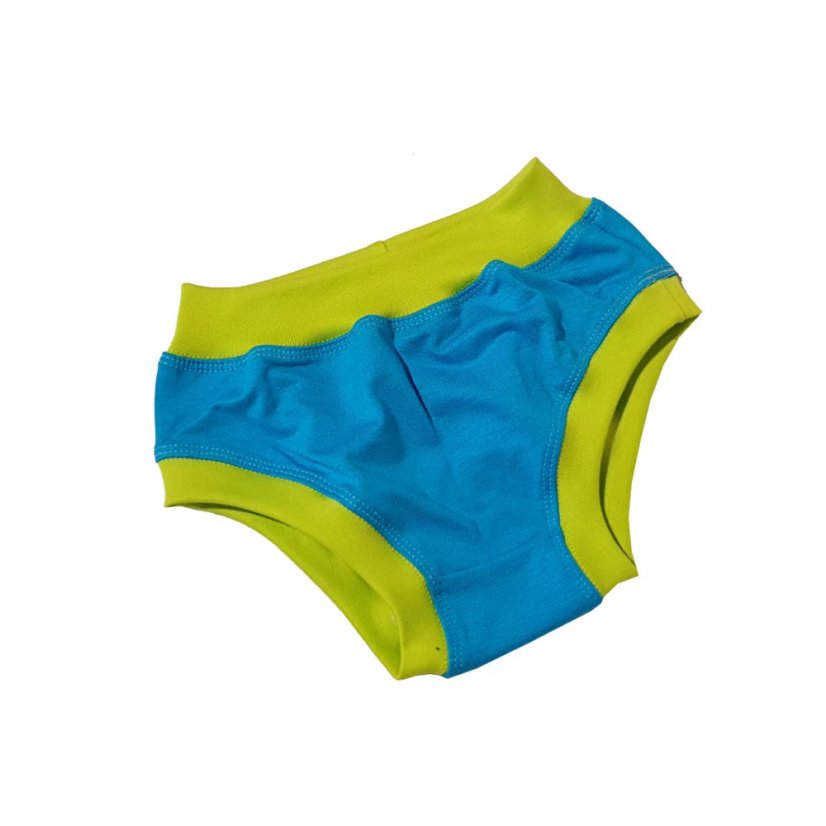 kalhotky bambus tyrkys limet