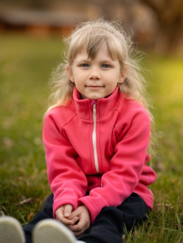 Detská mikina na zips Fleece Slim