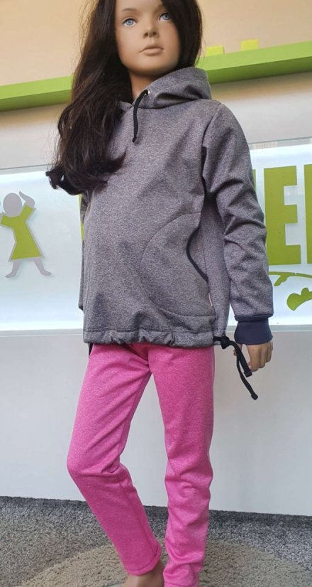 Softshellová mikina ELAST GREY MELE