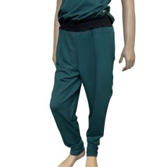 Dětské tepláky Jogger Bambus, tmavě zelená
