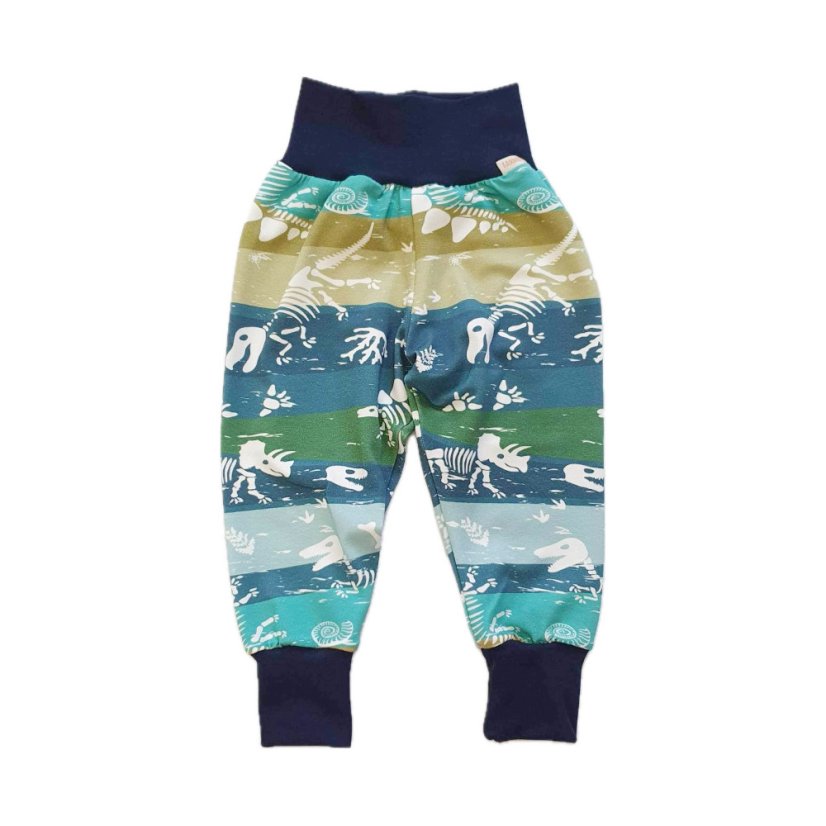 Dětské rostoucí kalhoty GROW, fosilie lehké