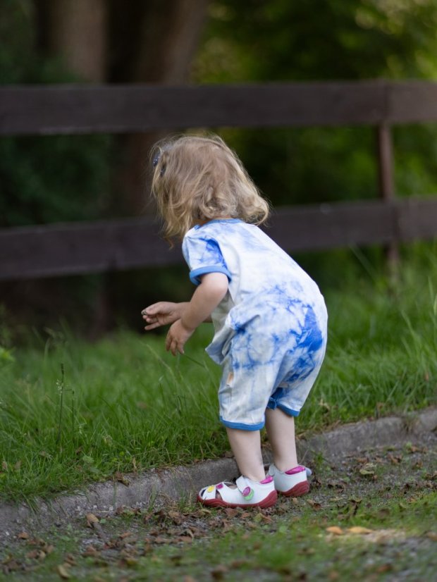 Detský letný overal BAMBUS, batika