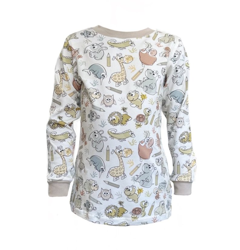 Detské tričko, pastelková zoo