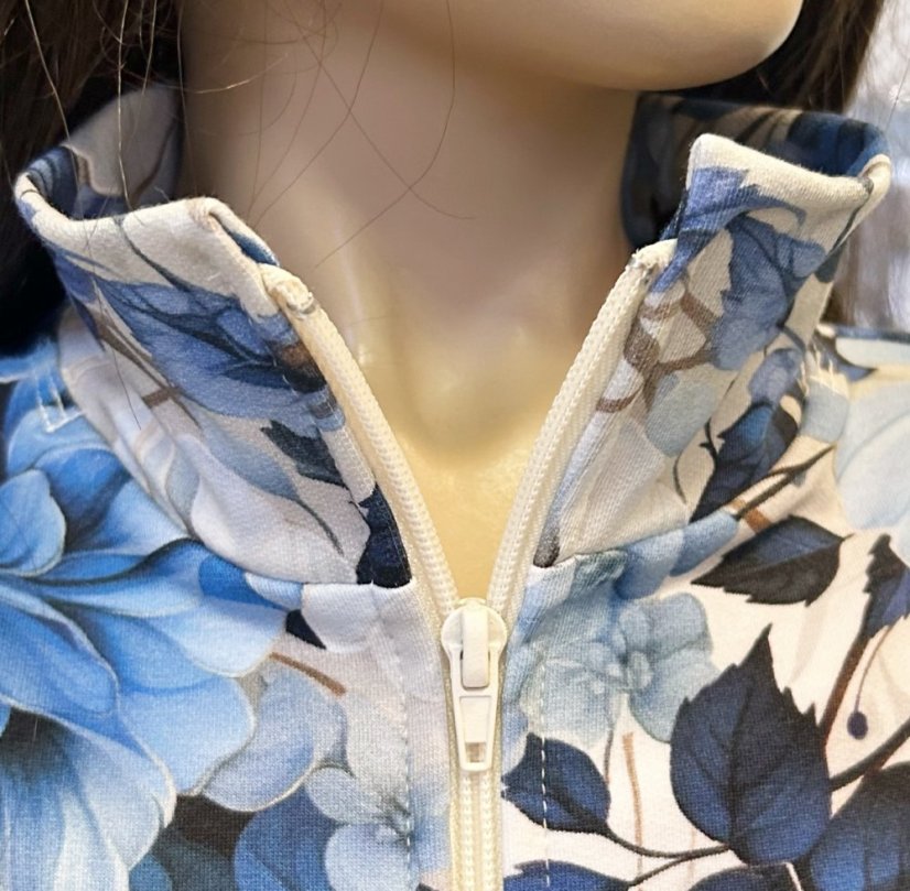 Detská tepláková súprava na zips, víla z údolia