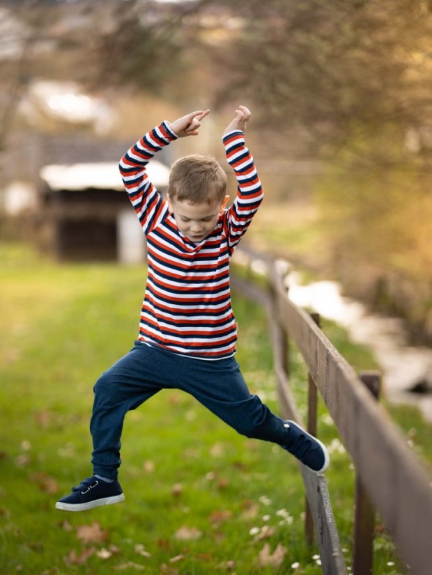 Dětské tričko BAMBUS TRICOLOR