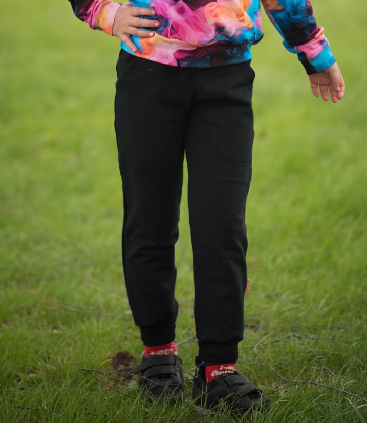 Dětské tepláky do manžety lehké