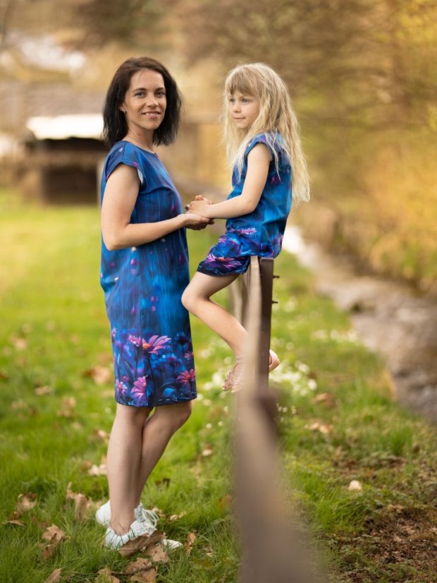 Dámské bavlněné šaty, FLOWERS 13