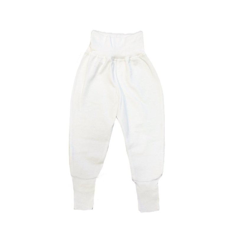 Dětské rostoucí kalhoty GROW BAMBUS WHITE