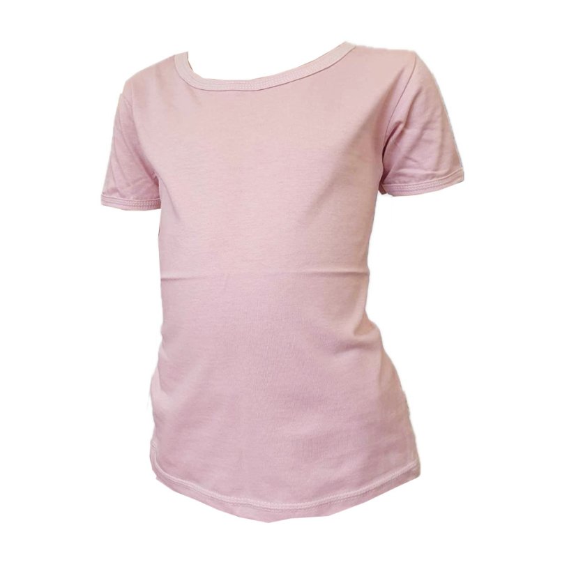 Dívčí letní pyžamo BIO, pudrově růžová