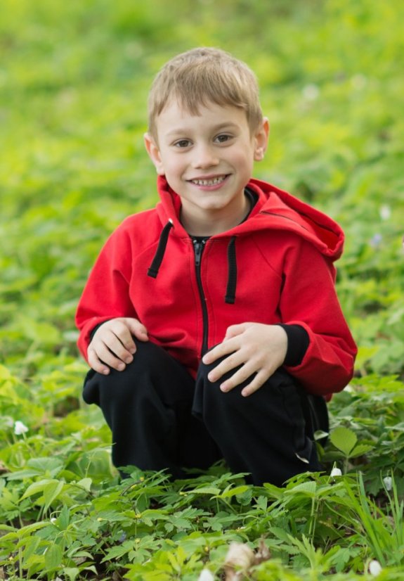 Detská tepláková súprava na zips Dual