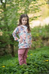 Dětská tepláková souprava ZIPPER FLOWERS 14