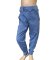 Tepláky JOGGER JEANS CAPRI BLUE lehké