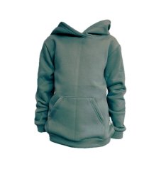 Dětská mikina HOODY FLUFFY, zelená oliva