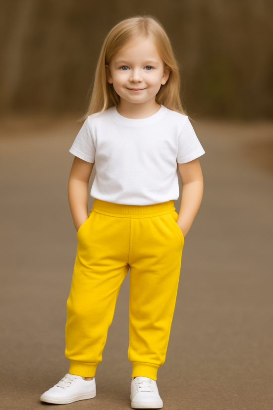 Dětské tepláky do manžety