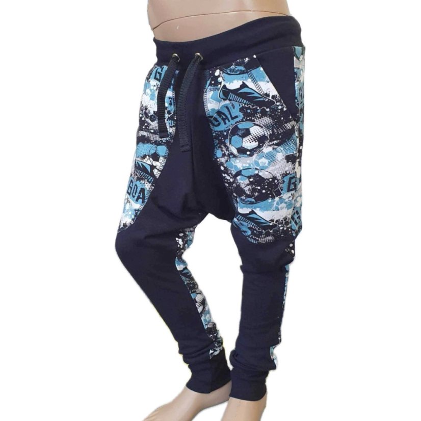 Dětské tepláky PARKOUR FOTBAL 3 lehké