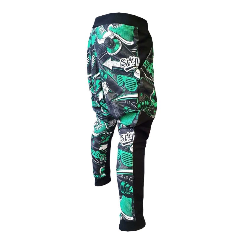 Pánské tepláky PARKOUR FREEDOM GREEN lehké