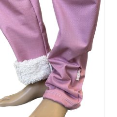 Detské softshellové nohavice BARÁNOK PINK