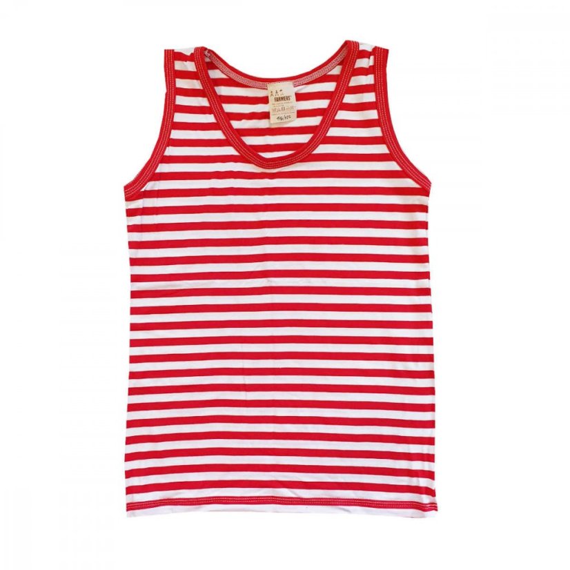 Dětský nátělník BAMBUS, červený námořník