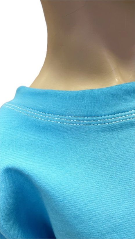 Dámská mikina, modrý tyrkys