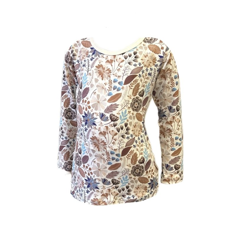 Dámské tričko BAMBUS, podzimní louka