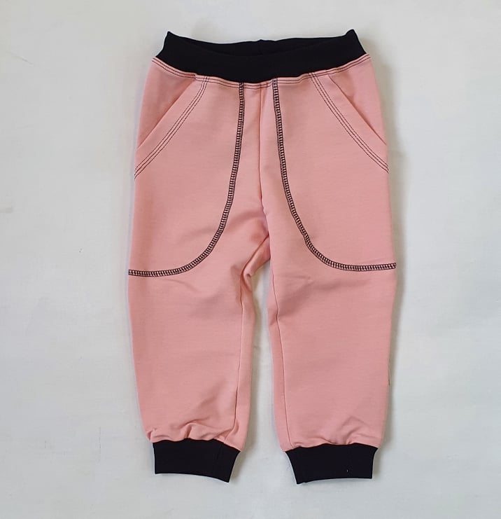 Tepláky do manžety PINK POWDER