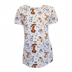 Dievčenské tričko DIGI DOGS 1 s krátkym rukávom