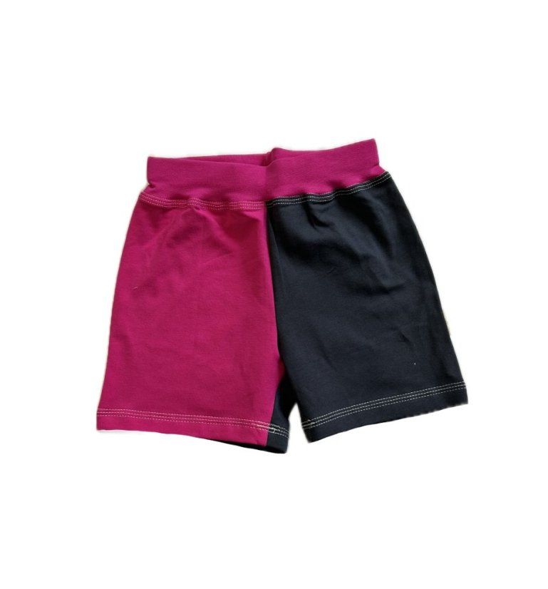 Kraťasy krátké ŠEDÁ-CYKLAM