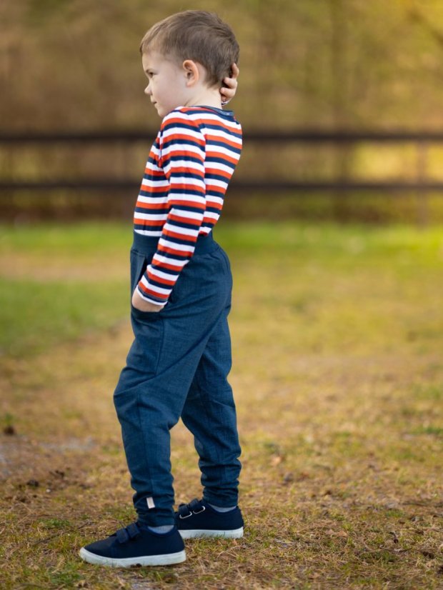 Dětské kalhoty Jogger lehké, jeans