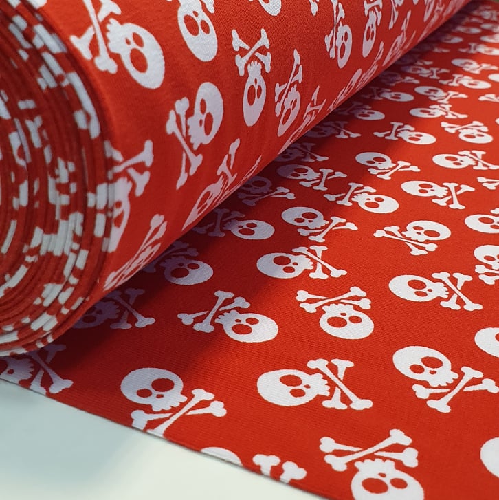 Tričko SKULL RED s krátkym rukávom