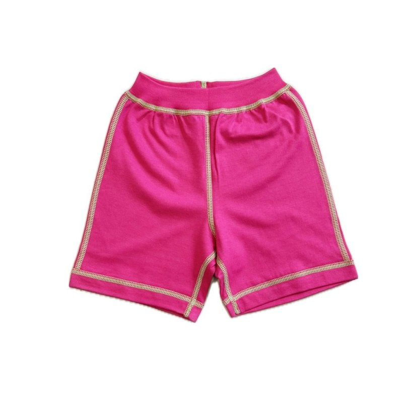 Kraťasy po kolena CYKLAM-LIMET ŠVY