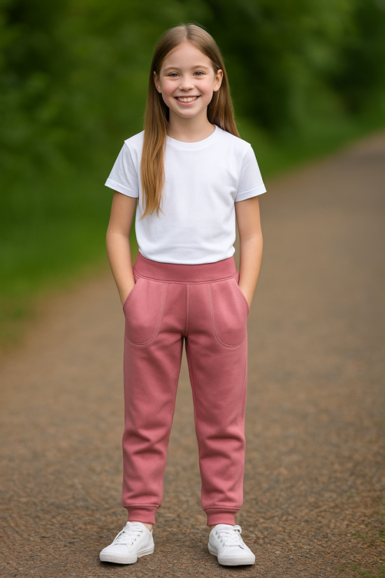 Dětské tepláky do manžety lehké