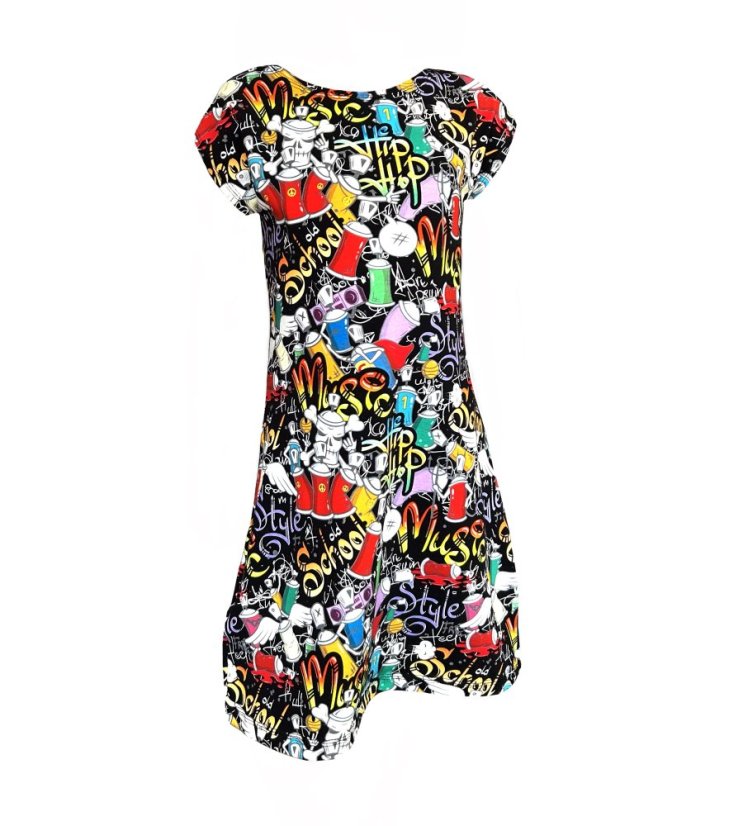 Dievčenské šaty, svět graffiti