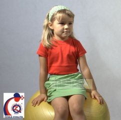 Dětské tričko krátký rukáv červené BA/EL (Velikost 92-98)
