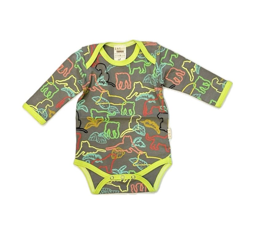 Body COLOR ANIMALS dlouhý rukáv