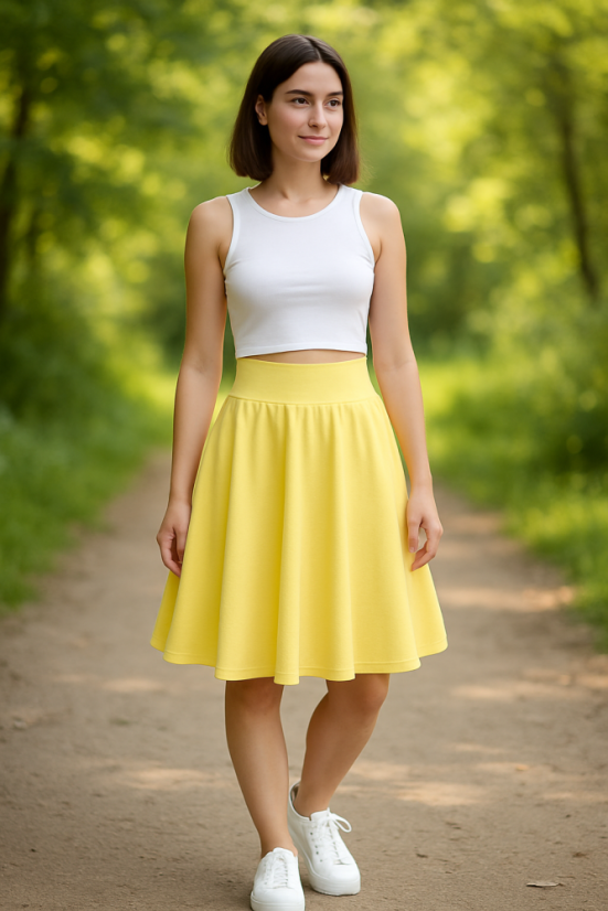 Dámská kolová sukně