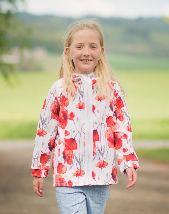 Dětská softshellová bunda bez fleecu