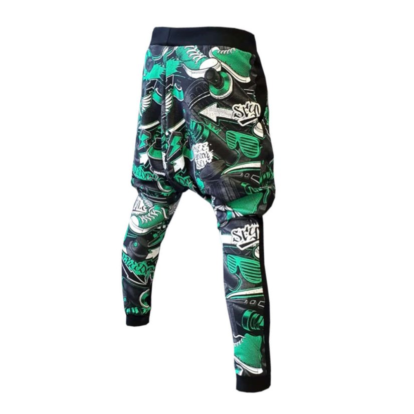 Pánské tepláky PARKOUR FREEDOM GREEN lehké