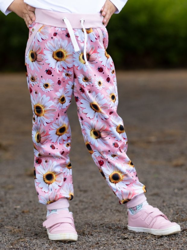 Dětské softshellové kalhoty THIN bez fleecu