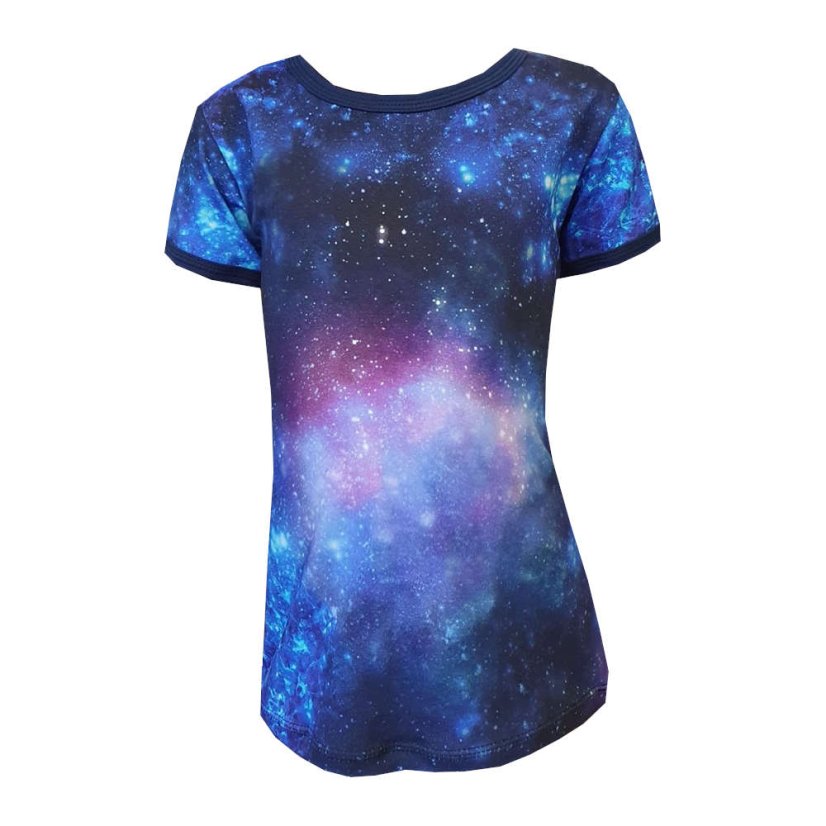Dievčenské tričko DIGI GALAXY s krátkym rukávom
