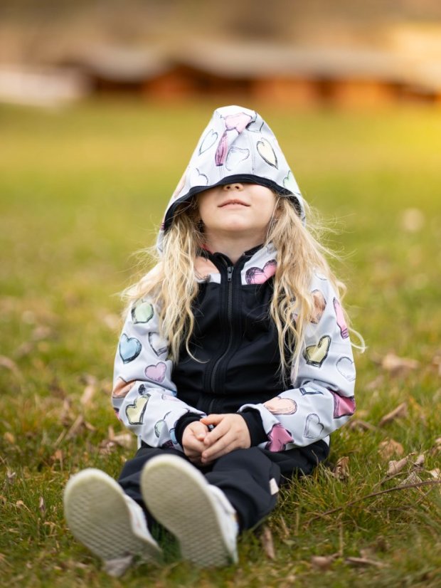 Dětská softshellová bunda bez fleecu