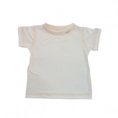 Dětské tričko krátký rukáv FLAT bílé (Velikost 92-98)