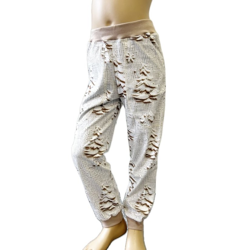 Detské tepláky Thin ľahké, zimný les