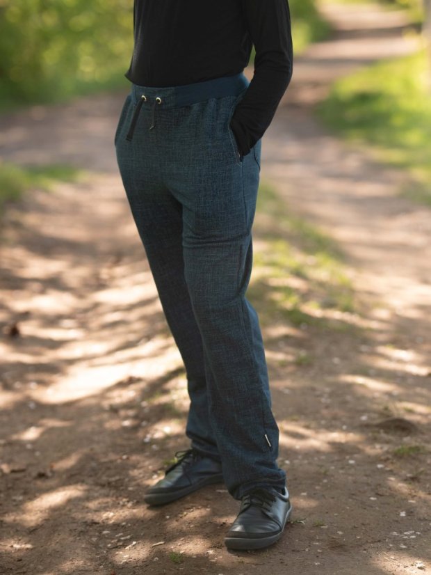 Zateplené dětské kalhoty WOW JEANS s fleecem